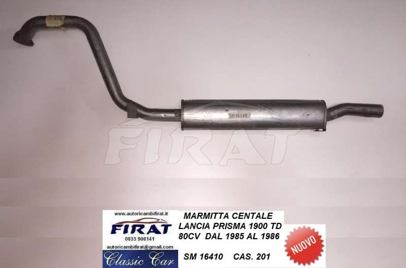 MARMITTA LANCIA PRISMA 1900 TD 85 - 86 CENTRALE (16410)